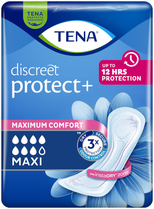 Compresa higiénica para mujer Discreet Protect Maxi TENA