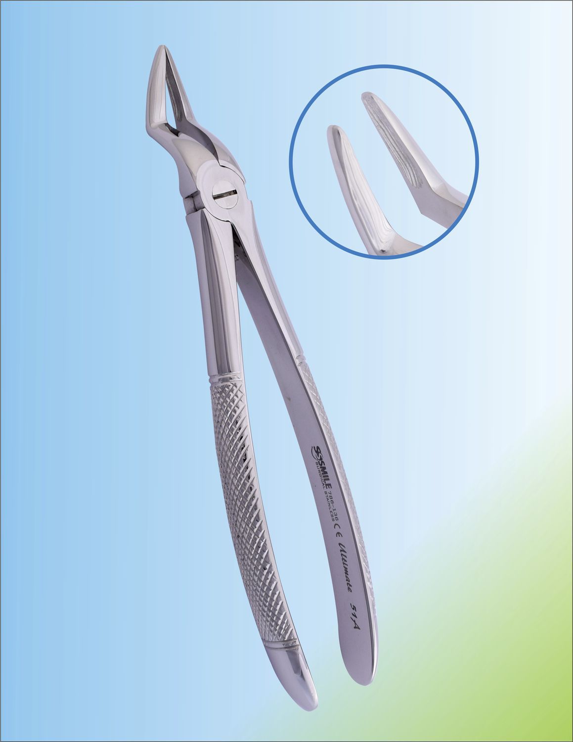 Fórceps de extracción para raíz dental SSI 786 136 Smile Surgical