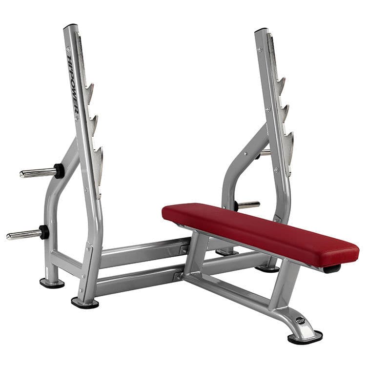 Banco De Musculaci N Plano L Bb Bh Fitness Con Soporte Para