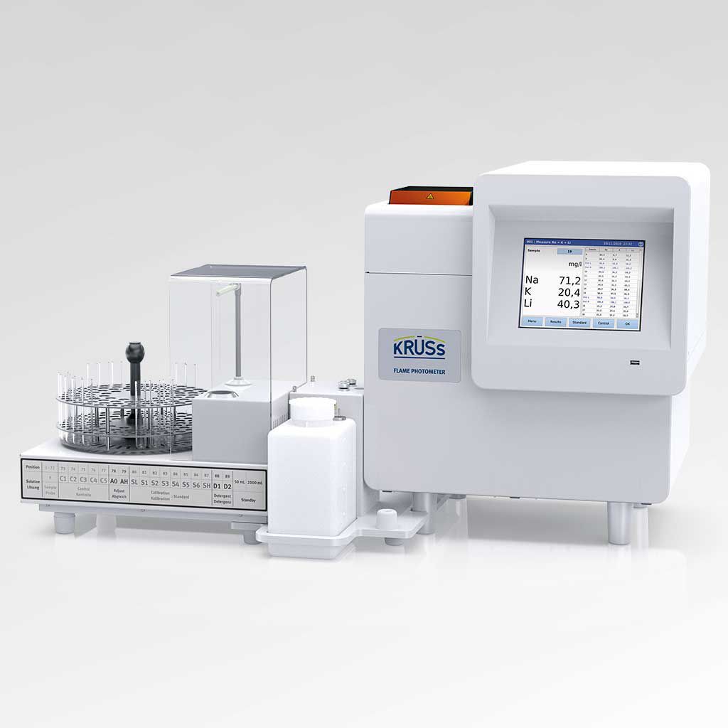 Fotómetro de laboratorio FP8600 A KRÜSS Optronic GmbH de llama