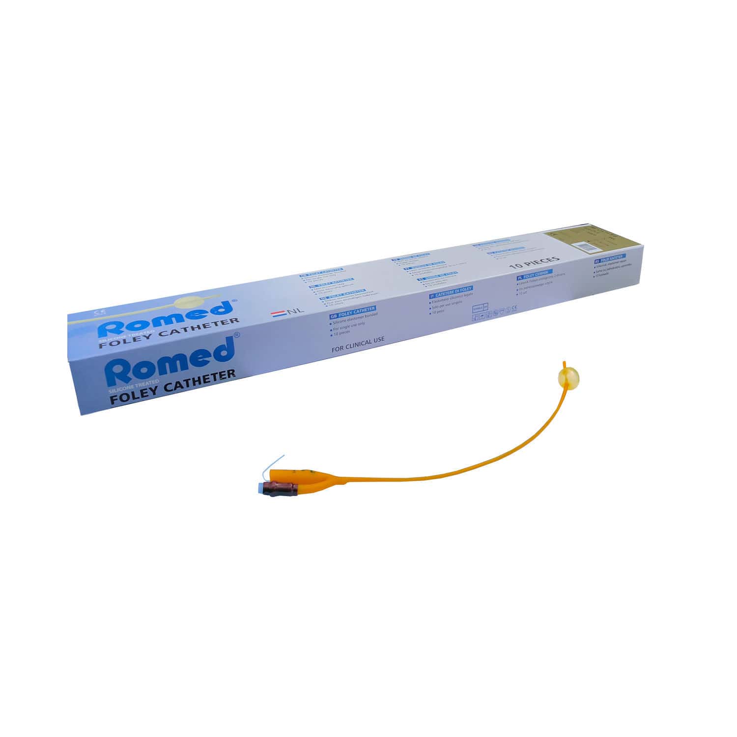 Catéter de drenaje urinario CATH05 08 Romed Holland uretral con