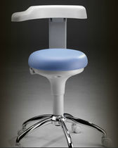 taburete dental de altura regulable con respaldo (con ruedas) ASTRAL Fedesa