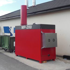 incinerador para residuos médicos / para centro sanitario / bacteriológico / para residuos tóxicos