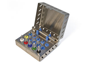 kit de instrumentos para implantología dental