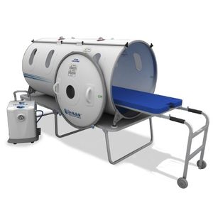 cámara hiperbárica oxigenoterapia / con ruedas / monoplaza