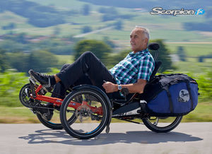 triciclo reclinado para adulto / plegable