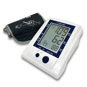 tensiómetro electrónico automática / de brazo / con manguito incorporado