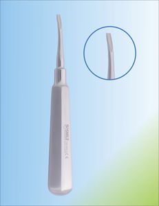 tijeras para odontología / para el hombre / curvadas