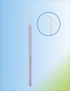 sonda endodóntica / simple / de acero inoxidable