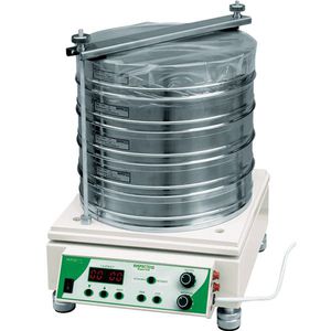 tamizadora vibrante / electromagnética / vertical / de laboratorio