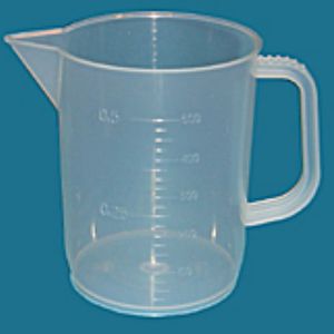 vaso de precipitados de polipropileno / de laboratorio / graduada