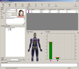 software de control / de medición / de calibración / de tratamiento
