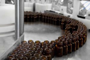 estación de limpieza para botellas / para la industria farmacéutica