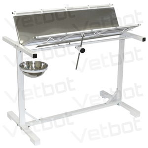 mesa de operaciones veterinaria / manual