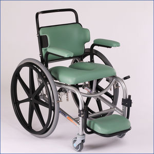 silla de ruedas manual / para ducha / con reposapiernas / con orinal
