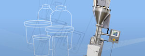 máquina de llenado Auger / semiautomática / ponderal / para la industria farmacéutica
