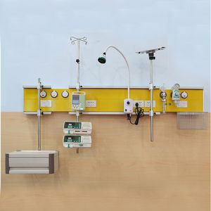 unidad médica de cabecera horizontal / mural / modular / con luz