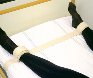 correa de fijación para cama de hospital / de pierna