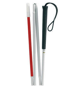 bastón blanco plegable