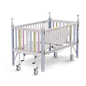 cama médica / manual / de altura fija / con ruedas