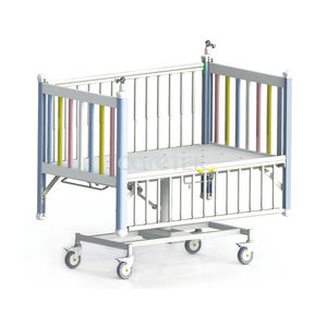 cama médica / manual / de altura fija / con ruedas