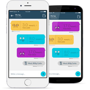 software de gestión de la diabetes / para tablet PC / para smartphone