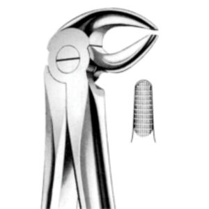 fórceps de extracción dental para premolares