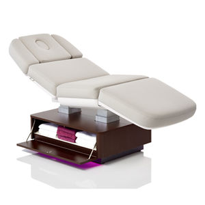 mesa de spa manual / con reposacabezas / con reposabrazos / de altura ajustable