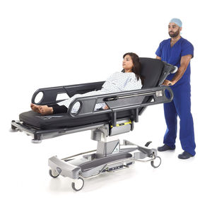 carro camilla para traslado de pacientes / hidráulico / de altura variable / 2 secciones
