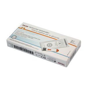 tira de prueba de diabetes / de glucemia / de sangre