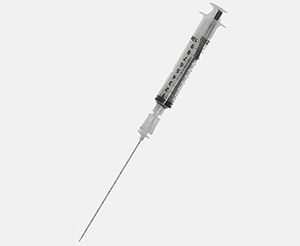 aguja de biopsia histológica / de biopsia citológica / de Menghini / de un solo uso