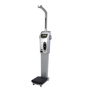 balanzas pesa-personas electrónicas / con pantalla LCD / de columna / con cálculo del IMC