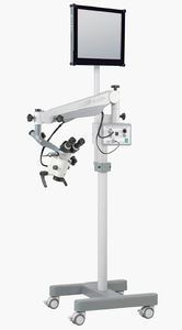 microscopio de cirugía dental / con ruedas
