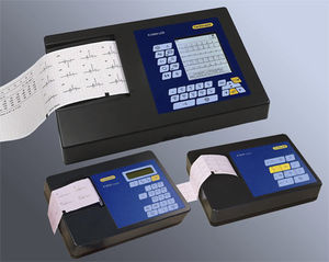 electrocardiógrafo 3 canales / 1 canal / analógico / con impresora