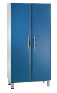 armario para ordenar / para habitación de pacientes / con 2 puertas / con compartimento para colgar ropa
