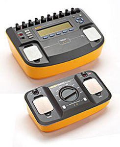 tester de desfibrilador externo / de seguridad eléctrica / para estimuladores cardíacos externos / portátil