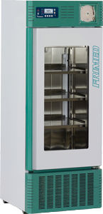 refrigerador de laboratorio / de farmacia / de tipo armario / con ruedas