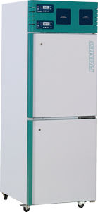 refrigerador de laboratorio / de tipo armario / combinado / con 2 puertas
