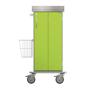 carro de distribución de bandejas / para comidas / con canastas / con puerta