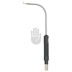 electrodo de coagulación / de ORL / bipolar / curvado