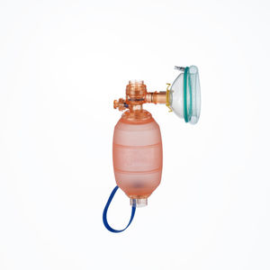insuflador manual pediátrico / reutilizable / con válvulas de sobrepresión / de silicona