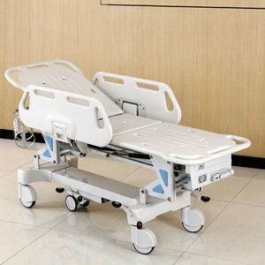 carro camilla para traslado de pacientes / manual / de altura variable / con respaldo regulable
