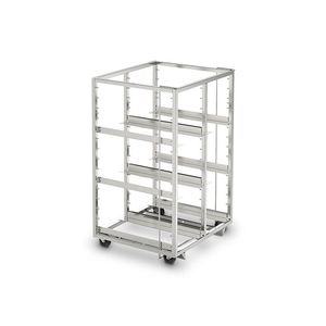 estantería modular / de acero inoxidable