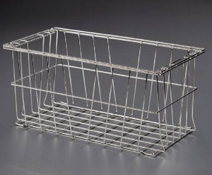 recipiente de esterilización para instrumental / perforado / de acero inoxidable