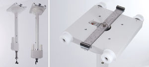 brazo para monitor de techo / médico