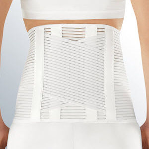 faja de sujeción lumbar / para adulto / semirrígida