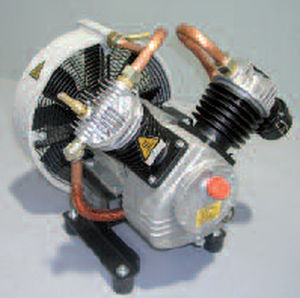 compresor de aire médico / lubricado / de pistón