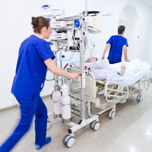 carro de anclaje / de transporte / para cuidados intensivos / para dispositivos médicos