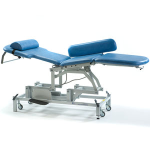 mesa de exploración para ecocardiografía / eléctrica / de altura variable / de 3 secciones