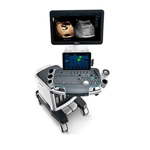 ecógrafo con soporte / para ecografía polivalente / para ecografía ginecológica y obstétrica / 3D/4D